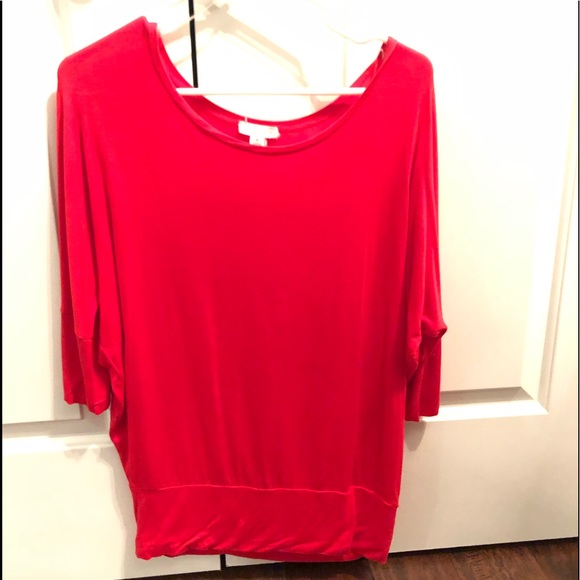 Zenana Outfitters Red Medium Blouse Shirt - Picture 1 of 2